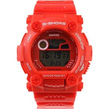 Waterproof Unisex Sports Digital Watch With Night-Light -Shock Proof