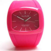 Wave Gear Unisex Sports Colourful Drift Pink Watch Dr1001dpk With Colour Matched Silicone Strap