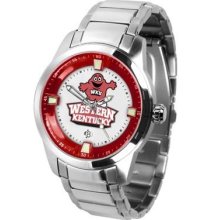 Western Kentucky University Men's Stainless Steel Outdoor Watch