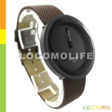 Women Lady Elegant Fashion Design Quartz Watch Brown