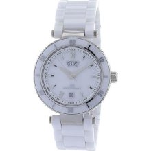 Women Oceanaut CM1C2604 Ceramic Case and Bracelet White Dial Day ...