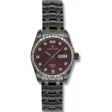 Women Sartego SBBG51 Black Stainless Steel Automatic Burgundy