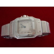 Women's Cartier Santos Galbee Steel Watch Nice Cartier Santos Watch