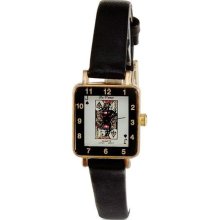 Womens Jack Spades Square Black Band Quartz Wrist Watch ...