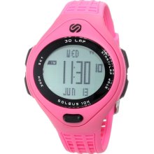 Womens Soleus 10K Chronograph 30 lap Mid RUNNER WATCH PINK SR007097P