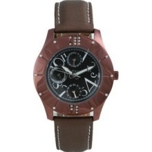 138.4694.60 Paris Hilton Ladies Multifunction Brown Watch