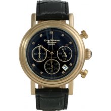 150582DM Krug Baumen Enterprise Diamond Black-Gold Dial