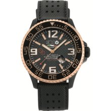 3H Men's Titanium Black PVD Automatic Divers Jumbo Dial