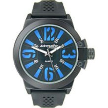 Adrenaline Analog 3-Hand Black/Blue Men's watch