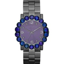 Amy Scallop Gunmetal Glitz Holographic Watch