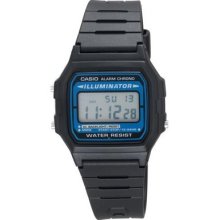 Asio Men's Black Illuminator Digital Watch F105w-1a