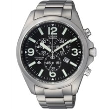 AT0660-64E - Citizen Promaster Eco-Drive Titanium Chronograph 200m Sports Watch