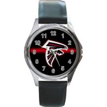 Atlanta Falcon 05 Round Metal Watch