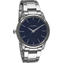 Azzaro Mens Legend Stainless Steel Black Dial Watch Az2060.12bm.000