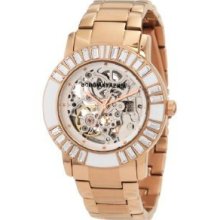 Bcbgmaxazria Women's Bg8293 Enchante Case With Baguette & Enamel Watch