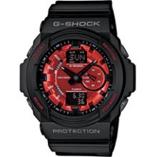 Black casio g-shock anti-magnetic watch ga150mf-1a