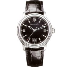 Blancpain Leman Men Big Date Black Dial