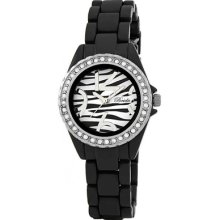 Breda Women's Elizabeth Watch in Black / Zebra