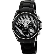 Breda Women's Ultra Femme Watch in Black / Zebra