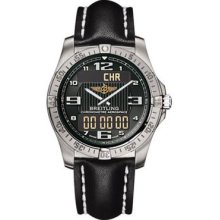 Breitling Aerospace Titanium E7936210/B962-leather-black-deployant