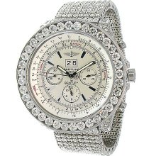 Breitling Bentley Mens Custom Diamond Watch