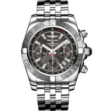 Breitling Men's Chronomat Black Carbon Fiber Dial Watch AB011011.M524.375A