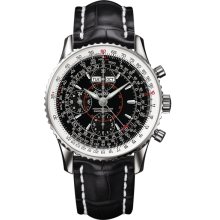 Breitling Men's Montbrillant Datora Black Dial Watch a2133012.b571.743p.a20ba.1