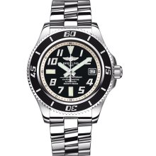 Breitling Men's Superocean Black Dial Watch A1736402.BA29.131A