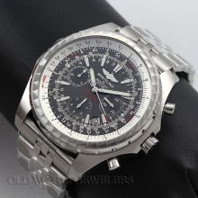 Breitling stainless steel bentley t chronograph