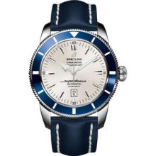 Breitling Superocean Heritage 46 Leather Strap A1732016/G642-leather-blue-deployant