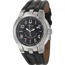 Bulova Accutron Men's 'Eagle Pilot' Stainless Steel GMT Watch (Stainless Steel GMT Watch)