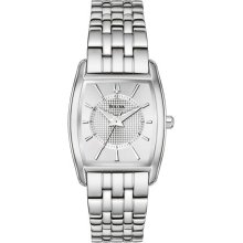 Bulova Dress Duets Womens Stainless Watch - Stainless Bracelet - Silver Dial - 96L130