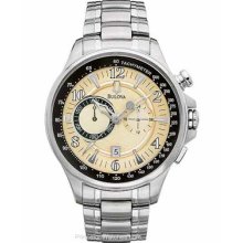 Bulova Mens Adventurer Chrono Stainless Case and Bracelet 96B140