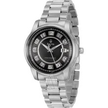 Bulova Men's Stainless Steel Precisionist Claremont Watch ...