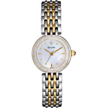 Bulova Two-Tone Diamond Women's Watch 98R151