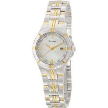 Bulova Two Tone Stainless Steel Women's Watch 98P116