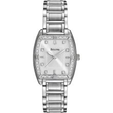 Bulova Womens Diamond-Accent Watch