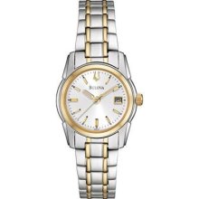 Bulova Women's Silver Dial Bracelet Watch 98m105