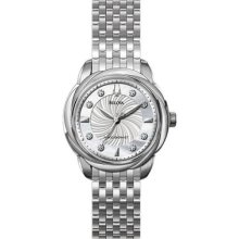 Bulova Women's Watch Precisionist Brightwater St.steel 8 Diamonds 96p125