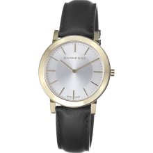 Burberry Men's 'Slim' Silver Dial Goldtone Quartz Watch