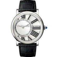 Cartier Rotonde Mysterious Hours White Gold Watch W1556224