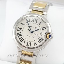 Cartier ss/18k large ballon bleu