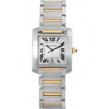 Cartier Tank Mens Auto Stainless Steel