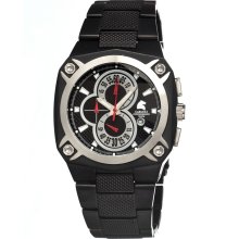 Carucci Ca7109bk-bk Chronograph Mens Watch