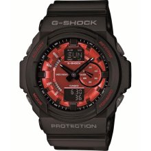 Casio GA150MF-1A Men's G-Shock Red Metallic Ana-Digi Dial Shock Resist