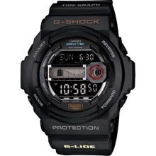 Casio GLX150-1 Black G-Shock Multi-Function Moon Tide Grpah Plastic