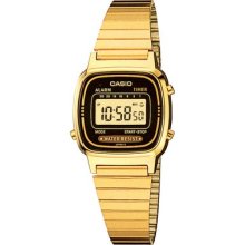 Casio Ladies Gold Tone Digital Watch Vintage Classic Retro La670wga-1d La670wg