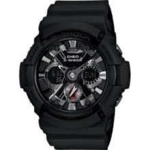 Casio Men's GA201-1 G-Shock Shock Resistant Black Resin Analog Sport