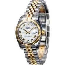 Certified Pre-Owned Rolex Datejust 26mm Two-Tone Ladies Watch 179173