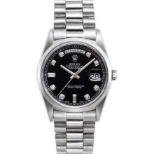 Certified Pre-Owned Rolex Day-Date President Platinum Watch 18206